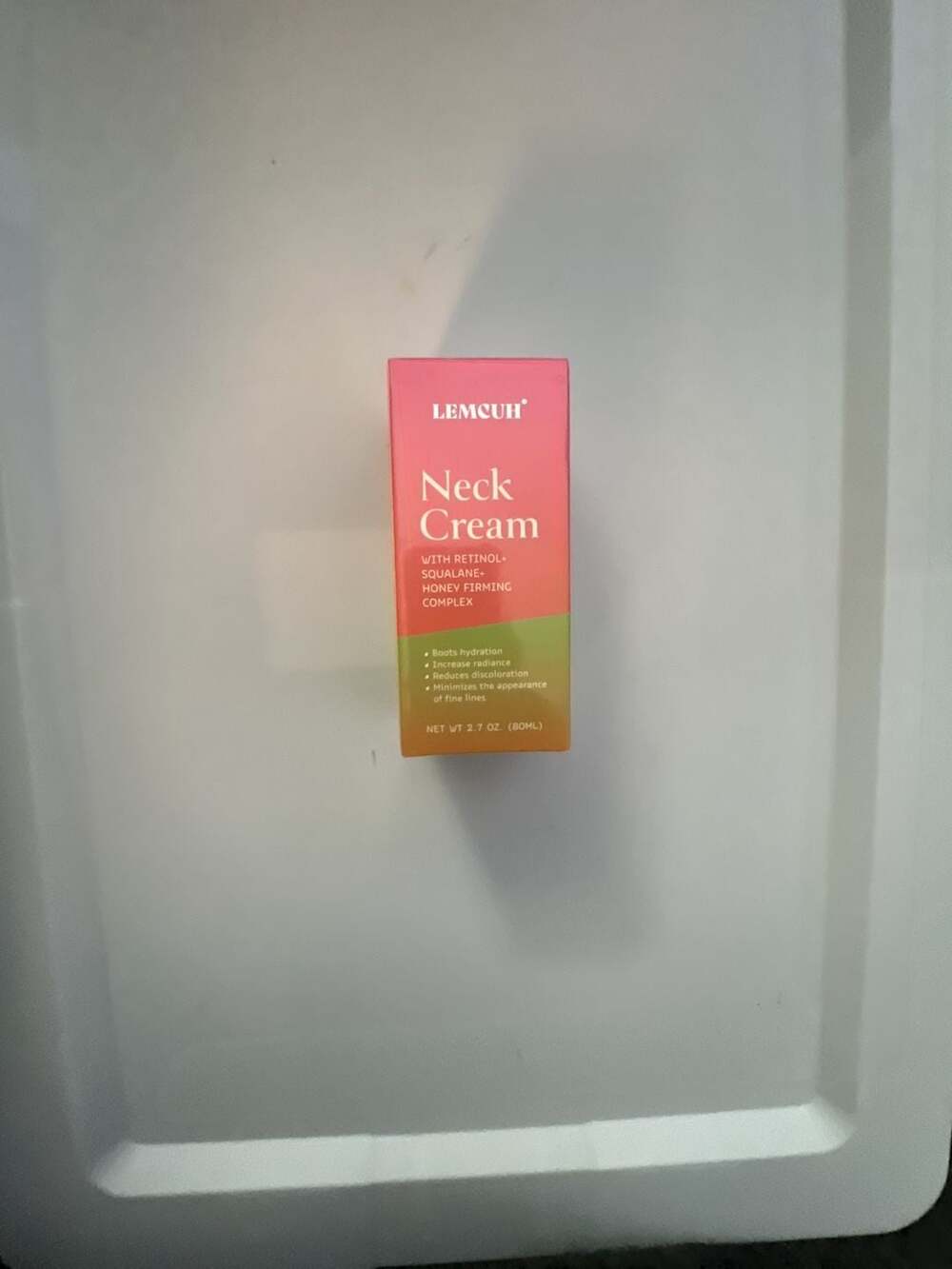 Lemcuh Neck Cream with Retinol + Squalane + Honey Firming Complex 2.7 oz - Picture 1 of 4